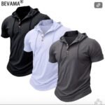 short-sleeve hooded T-shirt